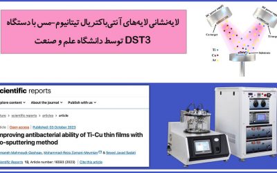 دانشگاه علم و صنعت: لایهنشانی تیتانیوم-مس با DST3